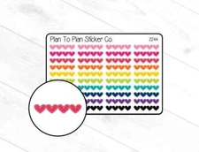 2244~~Heart Dividers Planner Stickers.