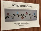 Attic Heirlooms Vintage Christmas Runner Pattern Appliqué Embroidery  — photo 1