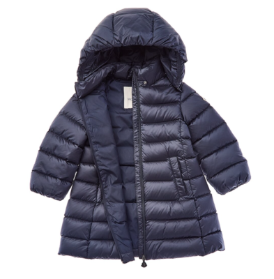 Moncler Majeure Giubbotto Girl's Jacket Winter Coat Navy Only 2 in