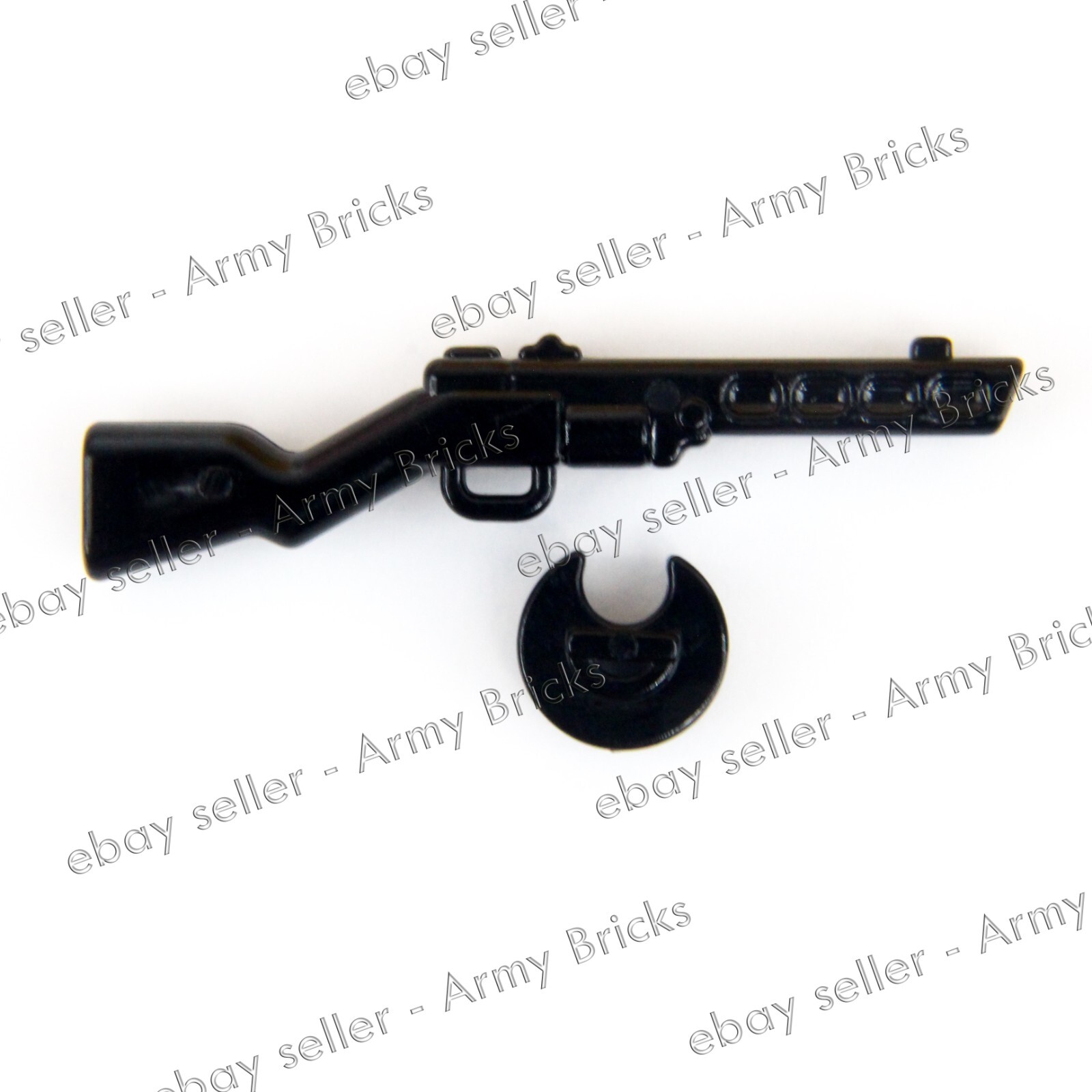 WW2 German PPSh41 SMG Submachine Gun w/ Removable Drum Mag • CUSTOM