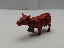 Jajko niespodziane Pojedyncza figurka Figurka wtykowa Krowa z serii Auf der Almweide 2002 Ferrero
