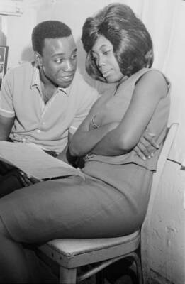 American Soul Singers Jerry Butler And Betty Everett Backstage 1965 OLD PHOTO 2