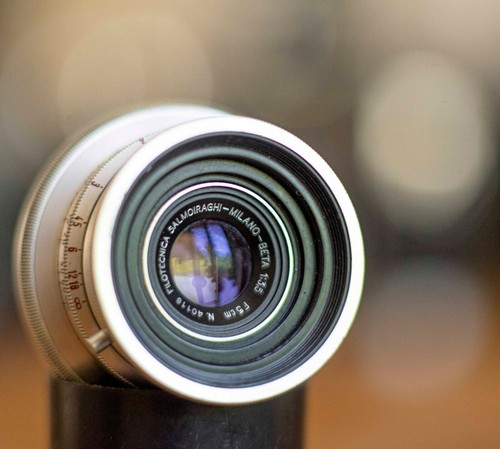 Objectif Filotecnica Milano Beta 5cm F/3.5 – Monture Rectaflex, Rare