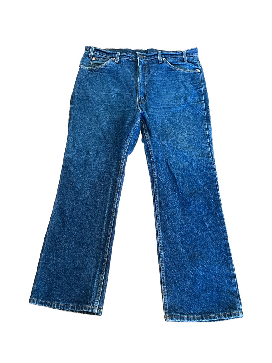 Vintage Levi's 517 Orange Tab Jeans 90's Dark Wash Boot Cut Vintage Levi's 517 Orange Tab Jeans 90's Dark Wash Boot Cut