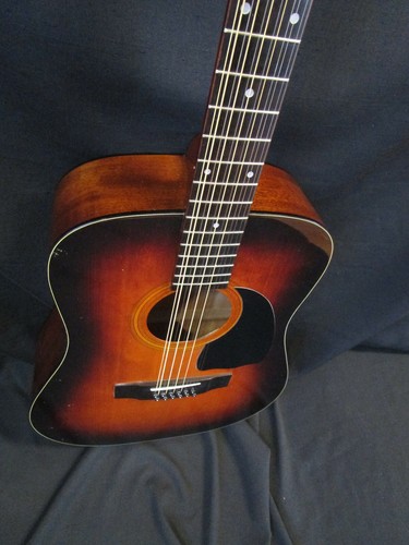 Vintage Hohner HG512 TS Acoustic / Electric 12-String - Picture 6 of 15