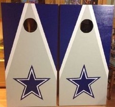 Dallas Cowboys Custom Made Cornhole boards and Free Bags