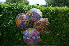 Wholesale 20 PC Lot Traditional Indian Decorative Sun Umbrella Parasol Bohemian