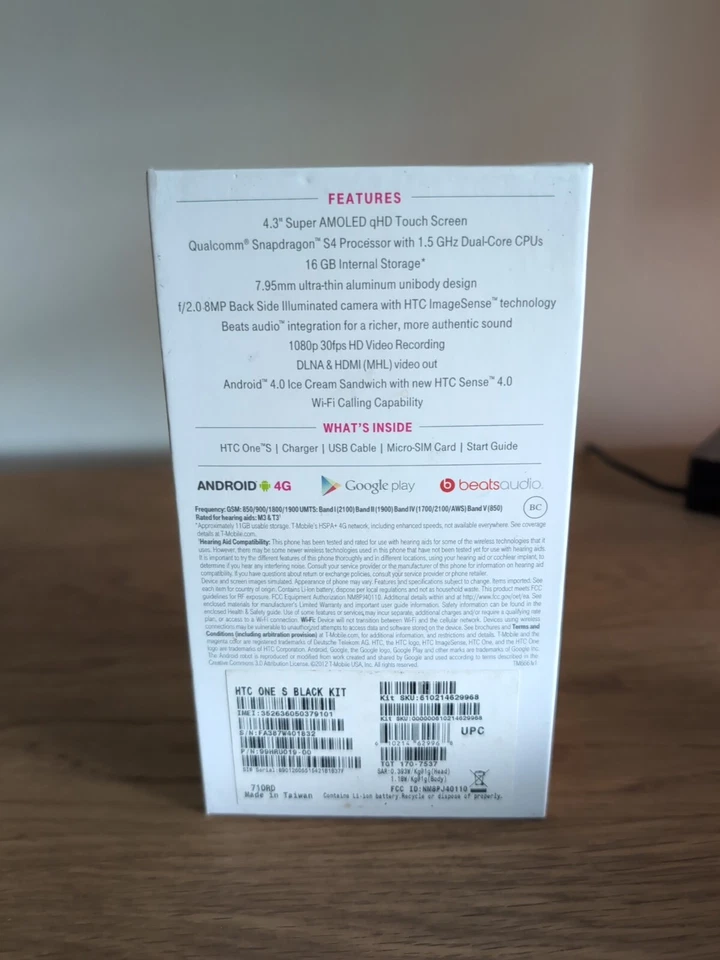 Smartphone HTC One S - 16GB - Negro (Desbloqueado) Foto 2 de 2