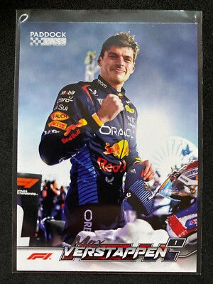 2024 TOPPS Paddock Pass Formula 1 Racing F1 Closeup 51 Max Verstappen (Red Bull)