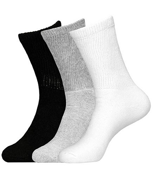 3 6 12 Pairs Mens Womens Circulation Diabetic Crew Socks Lot Buruka 9-11 10-13
