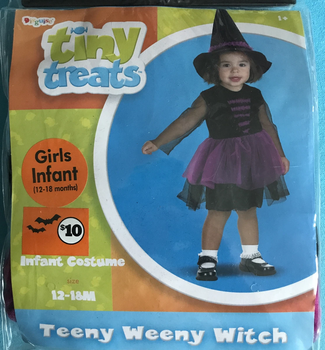 Halloween Baby Girl Teeny Weeny Witch 12 18 months Infant Costume