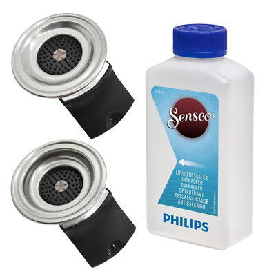 Philips Senseo Zubehör Auswahl: Padhalter 1 Tasse / 2 Tassen oder Entkalker Neu