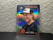 2024 Topps Chrome Update Series USC200 Jackson Holiday Image Variation Refractor
