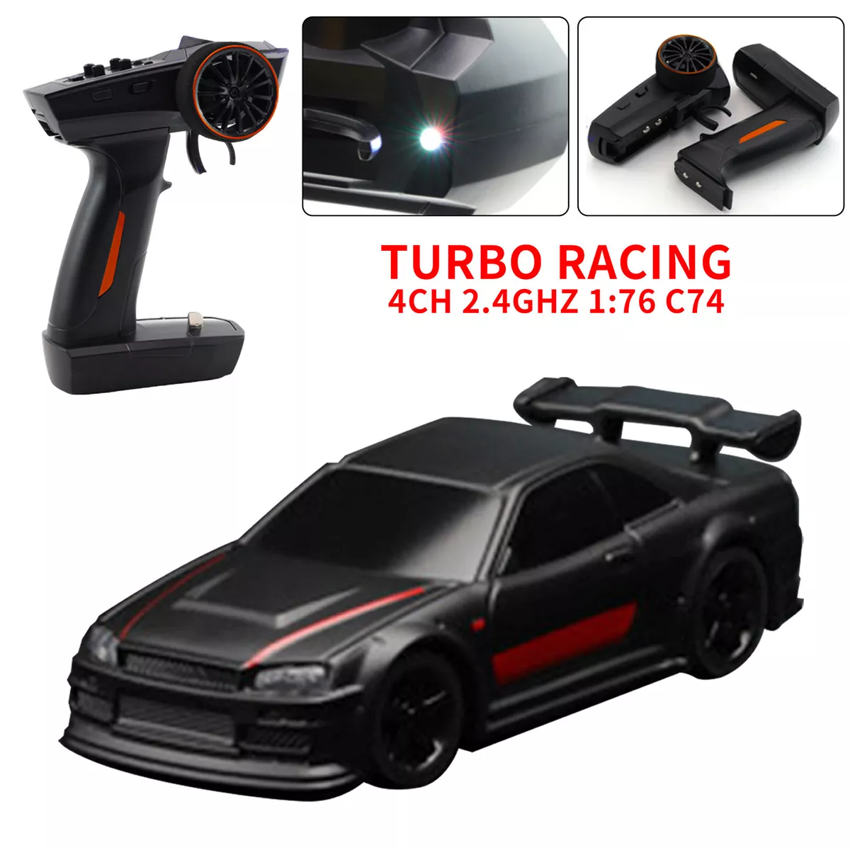 Turbo Racing 1/76 Mini Drift Car RTR, drift car mini 