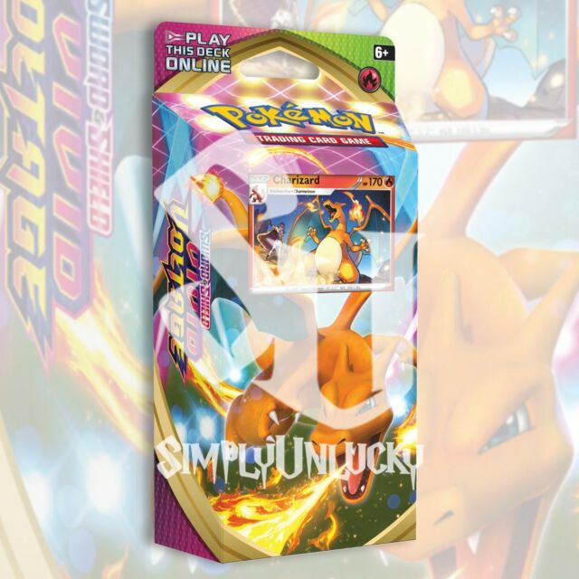 8 Boxes Pokemon TCG Vivid Voltage Charizard /& Drednaw Theme Deck Sealed Case