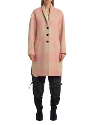 NEW Isabel Marant Etoile Gabriel Plaid Single-Breasted Coat size