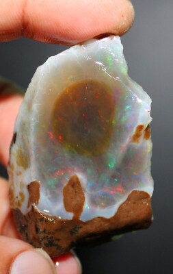 Opal grob AAA äthiopisch großes mehrfarbiges Welo Opal Exemplar grob 141,50 kt.