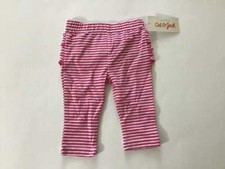 Cat  Jack  Toddler Girls' Leggings Hot Magenta Pink/White Striped - Size 0-3M
