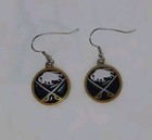Buffalo Sabres Nhl Logo Dangle Earrings