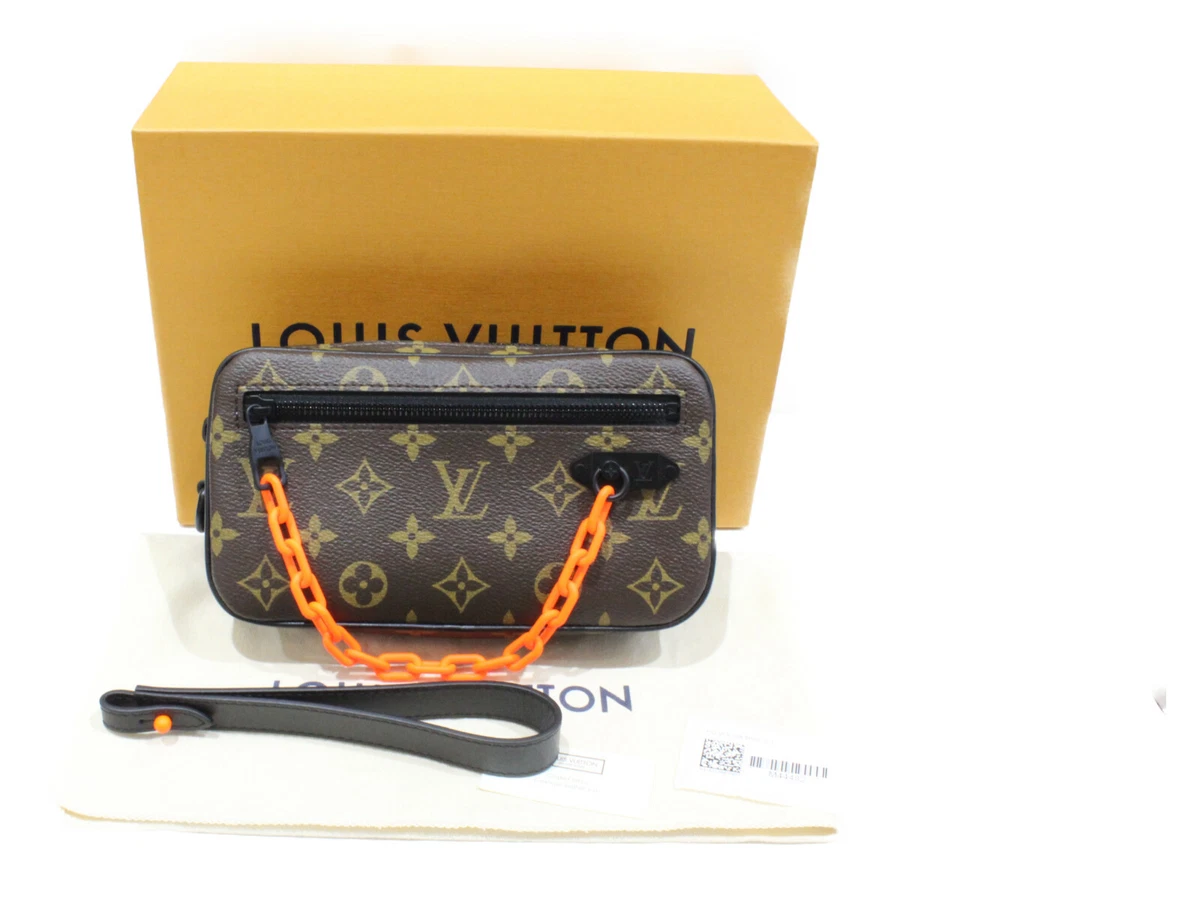 Pre-owned Louis Vuitton Pochette Volga Monogram Brown