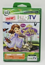 Leap Frog Leap TV Video Reading Game Disney Sofia the First, 3 - 5 Years, New
