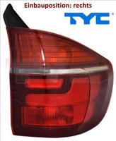 TYC 11-12119-06-9 Heckleuchte Rechts RüCklicht Hecklicht RüCkleuchte FüR BMW