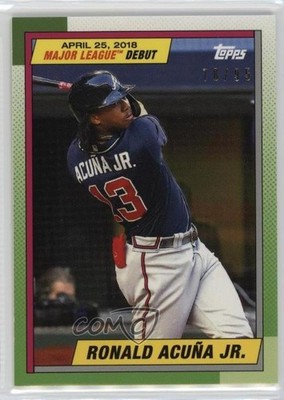 2021 Topps Transcendent Party 78/95 Ronald Acuna Jr #90DR-RA ms9