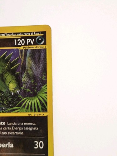 TYRANITAR 40/146 Holo Reverse - Carta Pokémon Rara Aquapolis - Damaged 💥 - Foto 9 di 24
