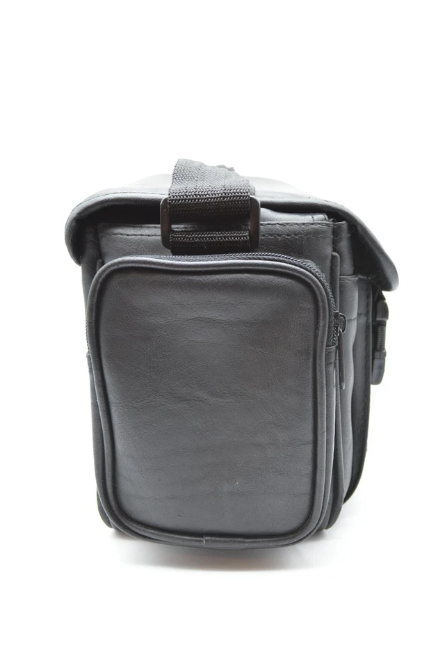 Bolso para cámara vintage de cuero Vanguard con correa para el hombro y espacio interior modular Foto 4 de 4