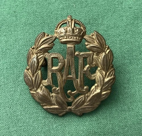 The Royal Air Force "RAF" ~ Genuine WW2 British Military Cap Badge…..
