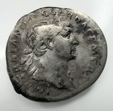 Trajan Silver Authentic Denarius Felicitas Rome AD 107–111 RIC 120  