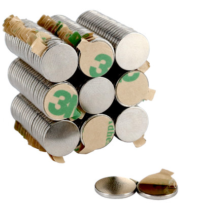 Neodym Magnete Selbstklebend D 10 mm Magnetscheiben Flache Runde Mini Magnete 3M