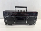 Sharp GF-3939S Rare Vintage Radio Cassette Recorder Boombox AC DC Power Works!