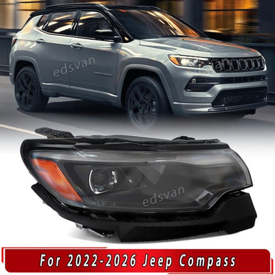#ad #ad For 2022 2026 Jeep Compass LED Headlight Assembly Right Passenger Rh 68441586AG $520.99