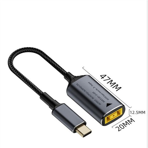 Para Lenovo Square Port USB C macho a DC hembra adaptador cable - Imagen 5 de 5