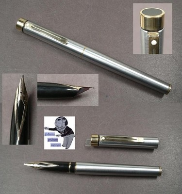 Sheaffer Targa Füllfederhalter in metal 1990ties
