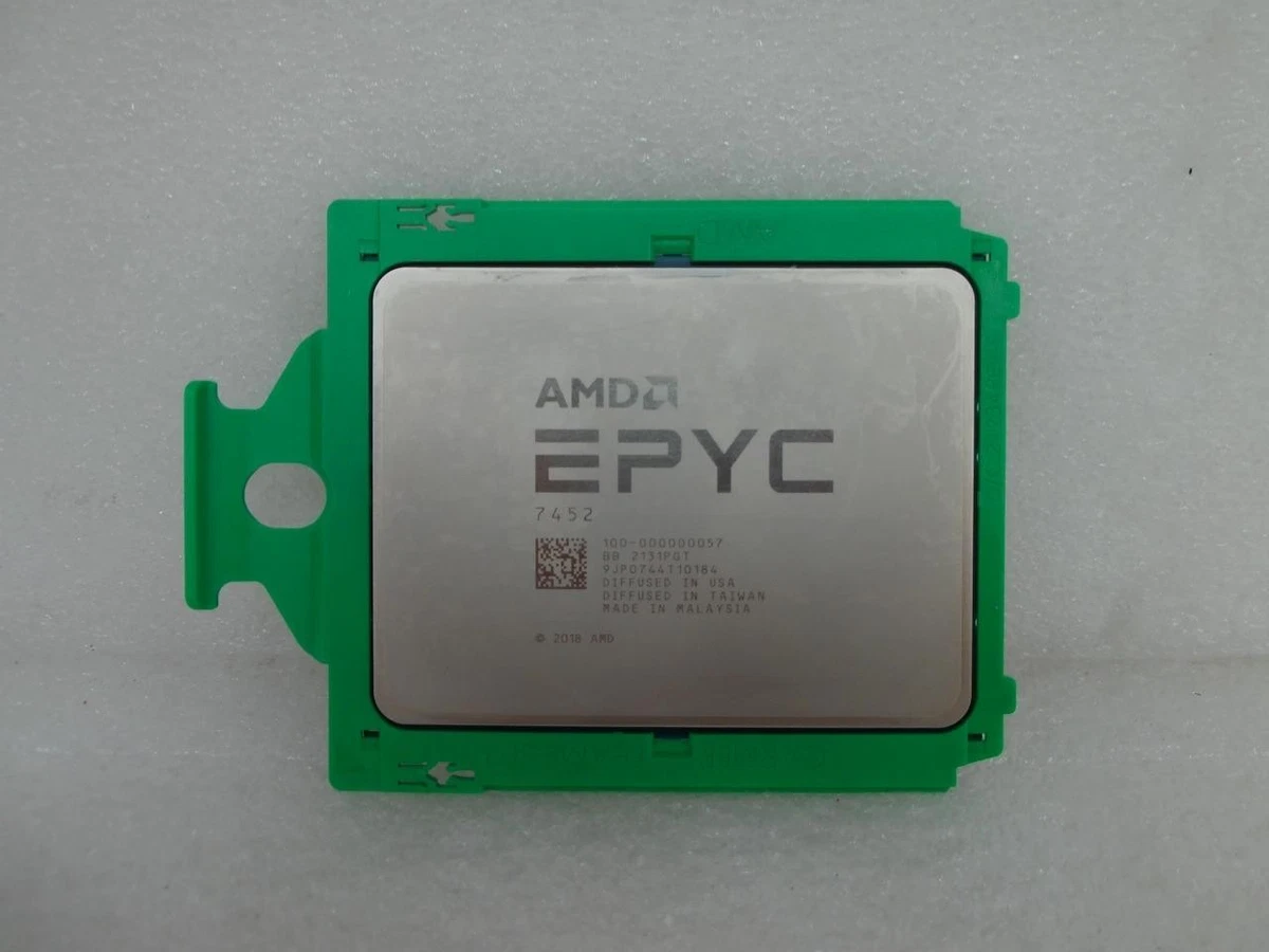 AMD EPYC 7452 CPU 32コア AMD EPYC 7452 32-Core 2.35GHz Processor (100-000000057) for sale
