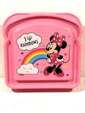 Sandwich Container Disney’s Minnie Mouse Zak! ChillPak I Love Rainbows BPA Free