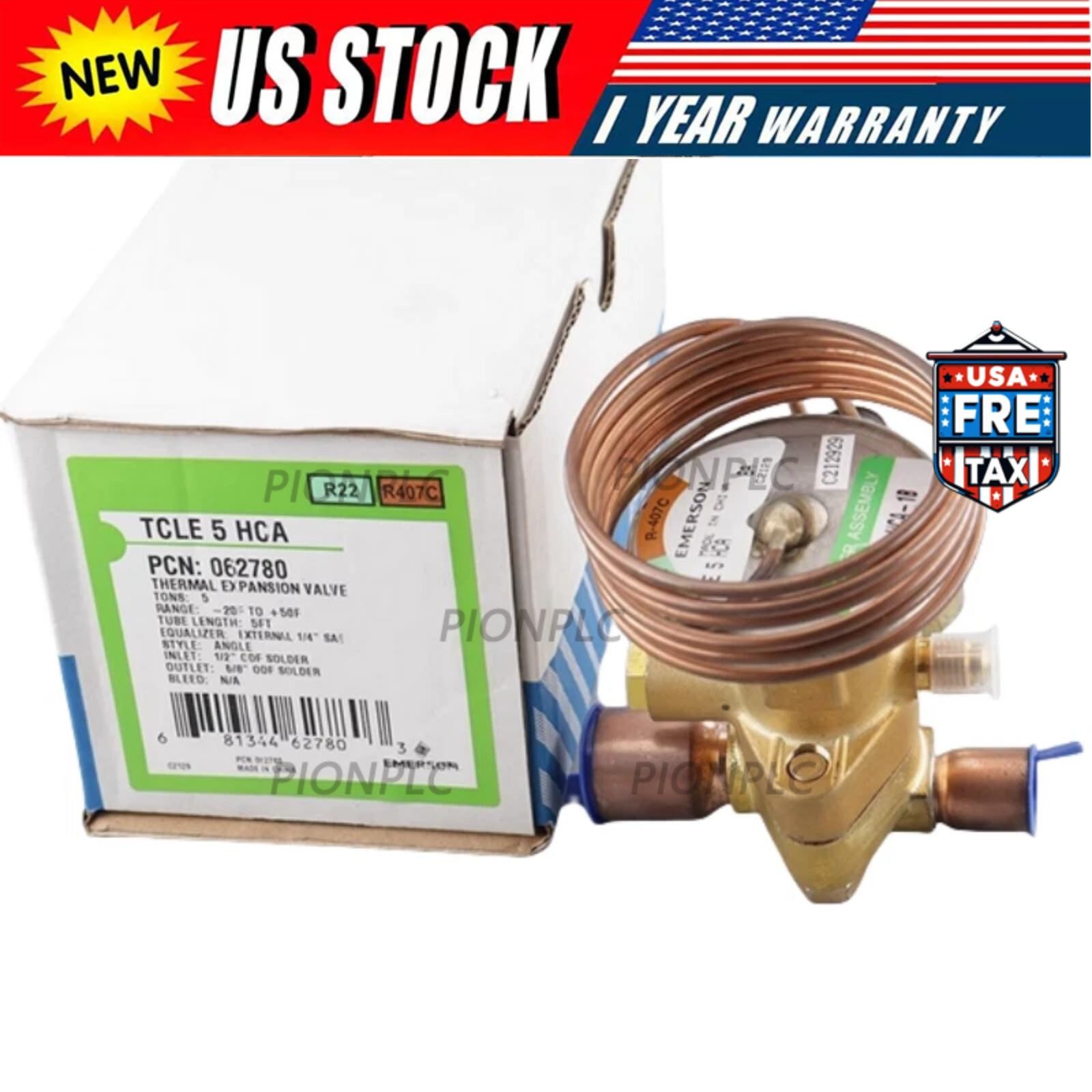 NEW Emerson TCLE 5 HCA TCLE5HCA Thermal Expansion Valve - in box
