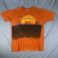 Vintage Lion King Disney Designs Single Stitch Shirt Made in USA Mens XL
