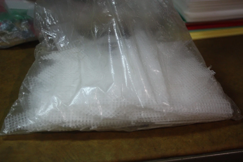 Huge Lot 270 Plus Pieces Mesh Plastic Canvas -#'s 5 - 7 - 10 Mesh - Darice + - Image 4 of 4