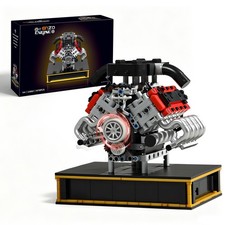 V8 Engine Building Set, Build Your Own Mini V8 Model Engine Kit That Run with...