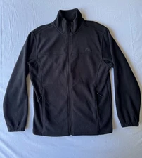 UTWGN Men's Soft Polar Jacket Fleece - Size M - Black
