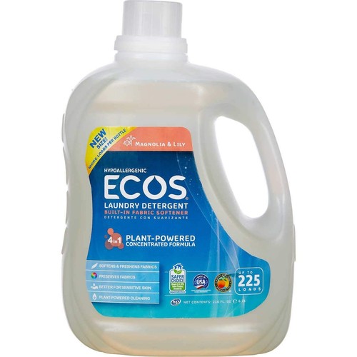 ECOS Hypoallergenic Liquid Laundry Detergent, Magnolia & Lily, 225 Ounce - Picture 4 of 5