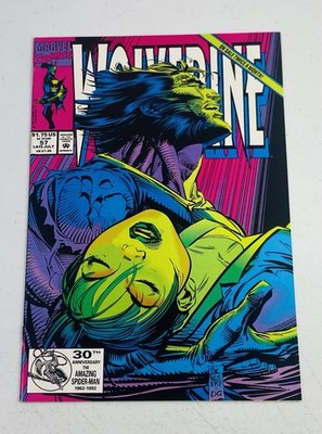 Wolverine #57 1992 KEY-Death of Mariko!-Marvel Comics MCU