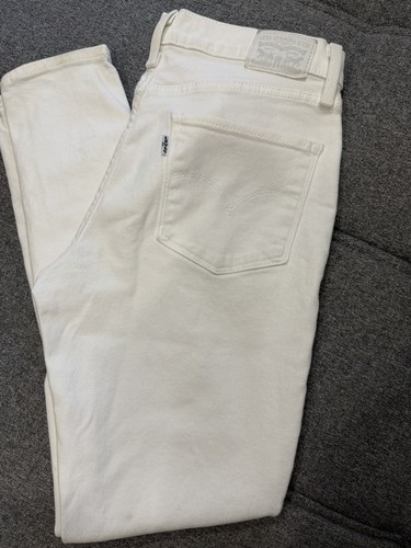 Levi's 28x30 6 Women's 311 Shaping Skinny White Mid Rise Stretch - Picture 1 of 9