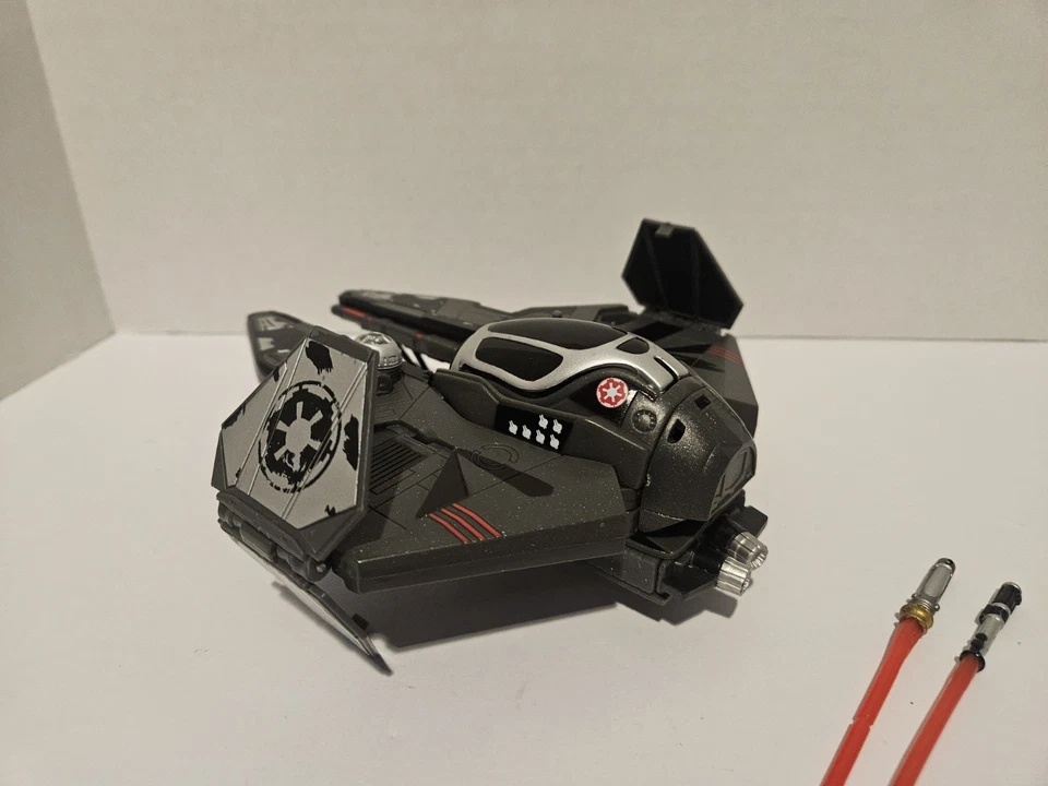 Hasbro 2007 Transformers Star Wars Darth Vader Sith Starfighter - Image 3 of 4