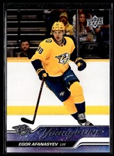 2023-24 Upper Deck Series 1 Hockey Young Guns #226 Egor Afanasyev Rookie RC
