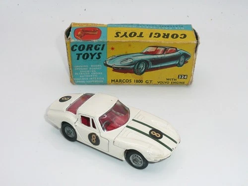 Corgi 324 Marcos 1800 GT w/Volvo Engine  Boxed  * original vintage *
