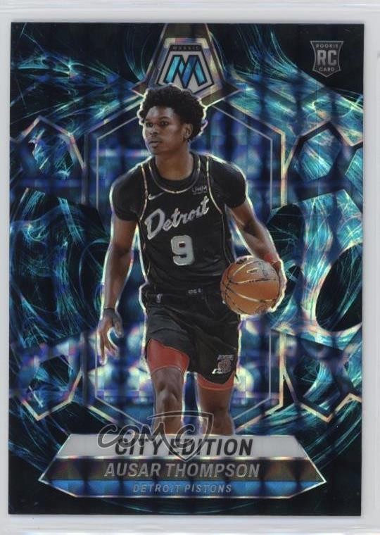 2023 Panini Mosaic City Edition Genesis Prizm Ausar Thompson #290 Rookie RC g2u